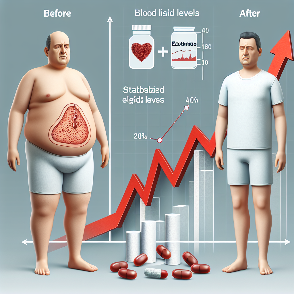 Stabilisierung der Blutfettwerte bei adipösen Patienten durch Ezetimib. Stabilisierung der Blutfettwerte bei adipösen Patienten durch Ezetimib.